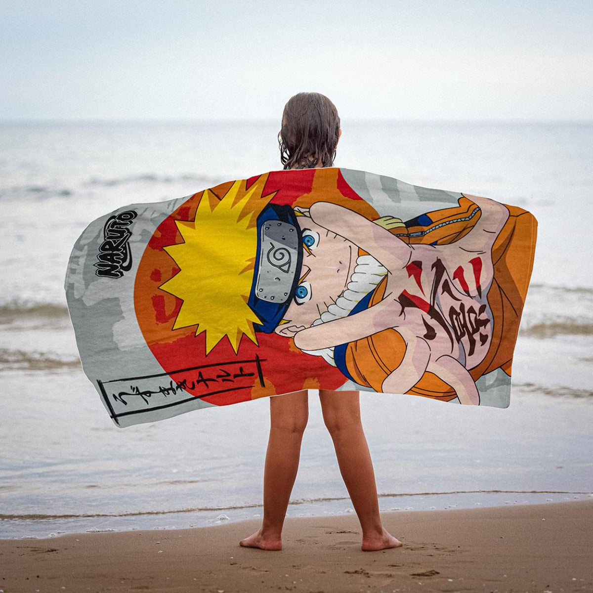 Naruto Handtuch Badehandtuch Strandtuch 70x140 cm aus Polyester