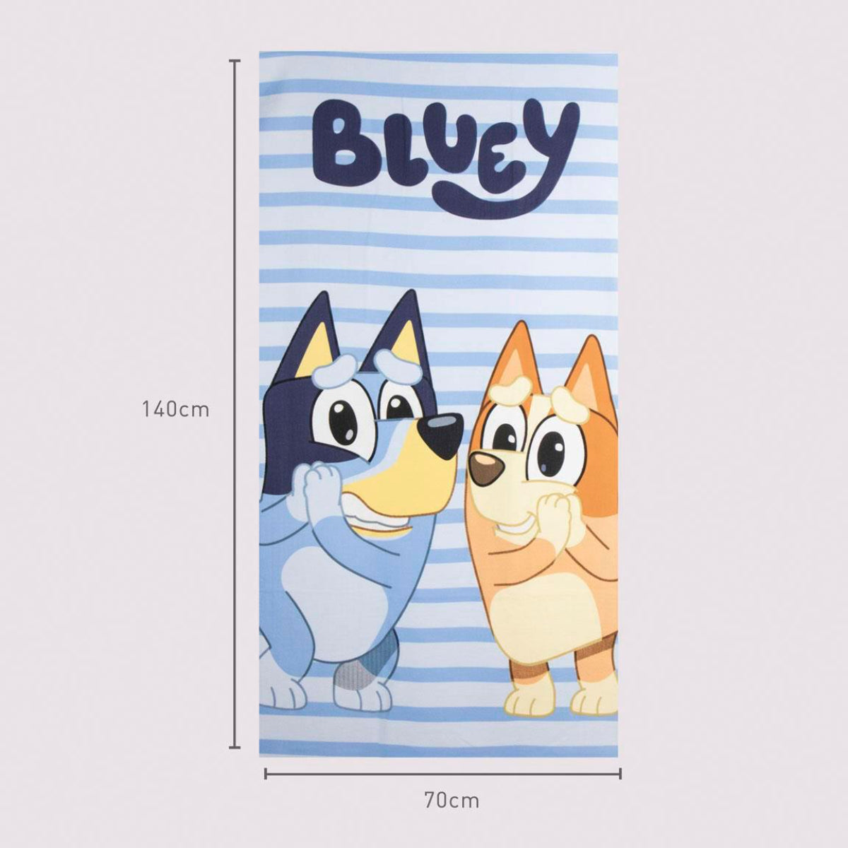 Bluey Handtuch 70 × 140 cm für Kinder Bad Strand und Freizeit