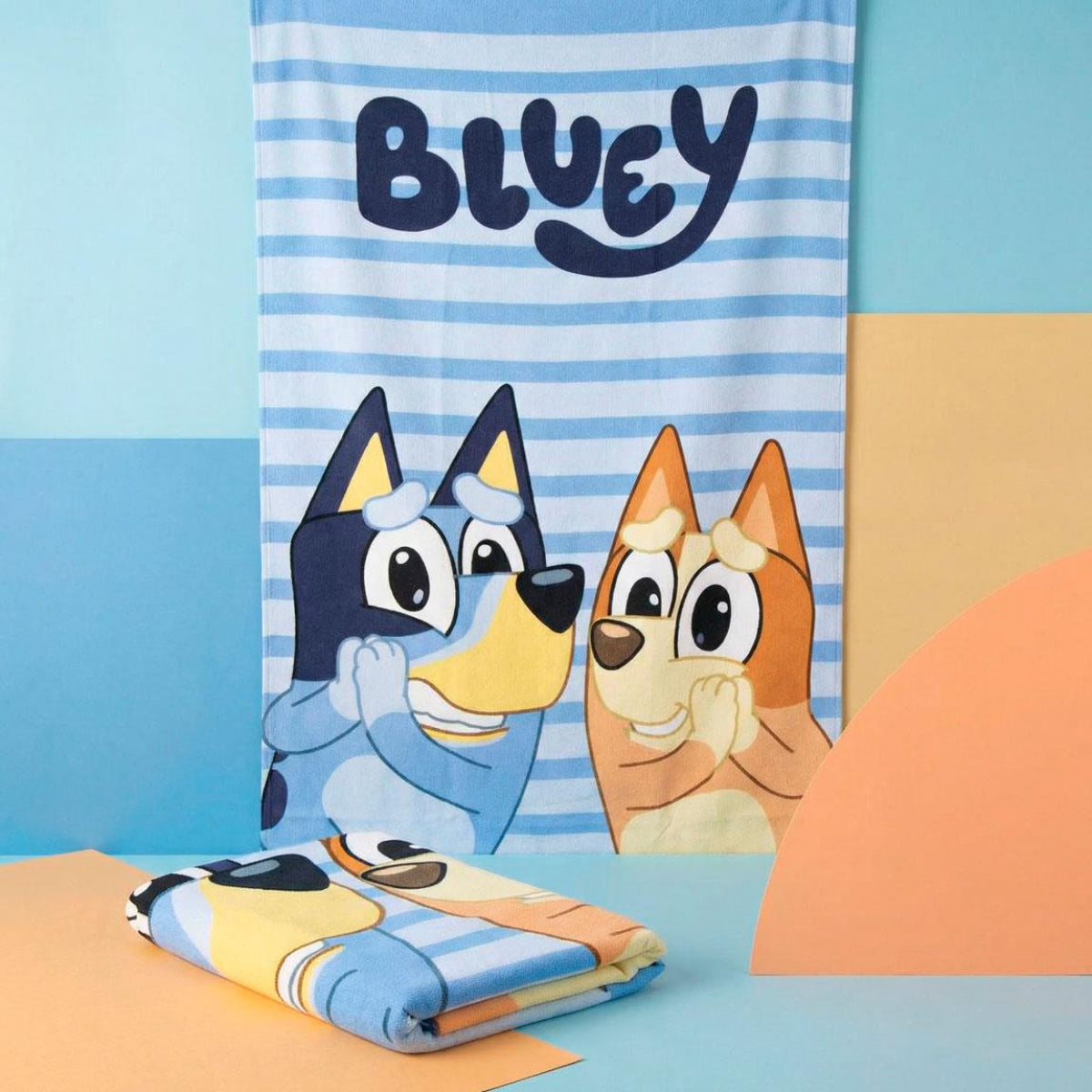 Bluey Handtuch 70 × 140 cm für Kinder Bad Strand und Freizeit