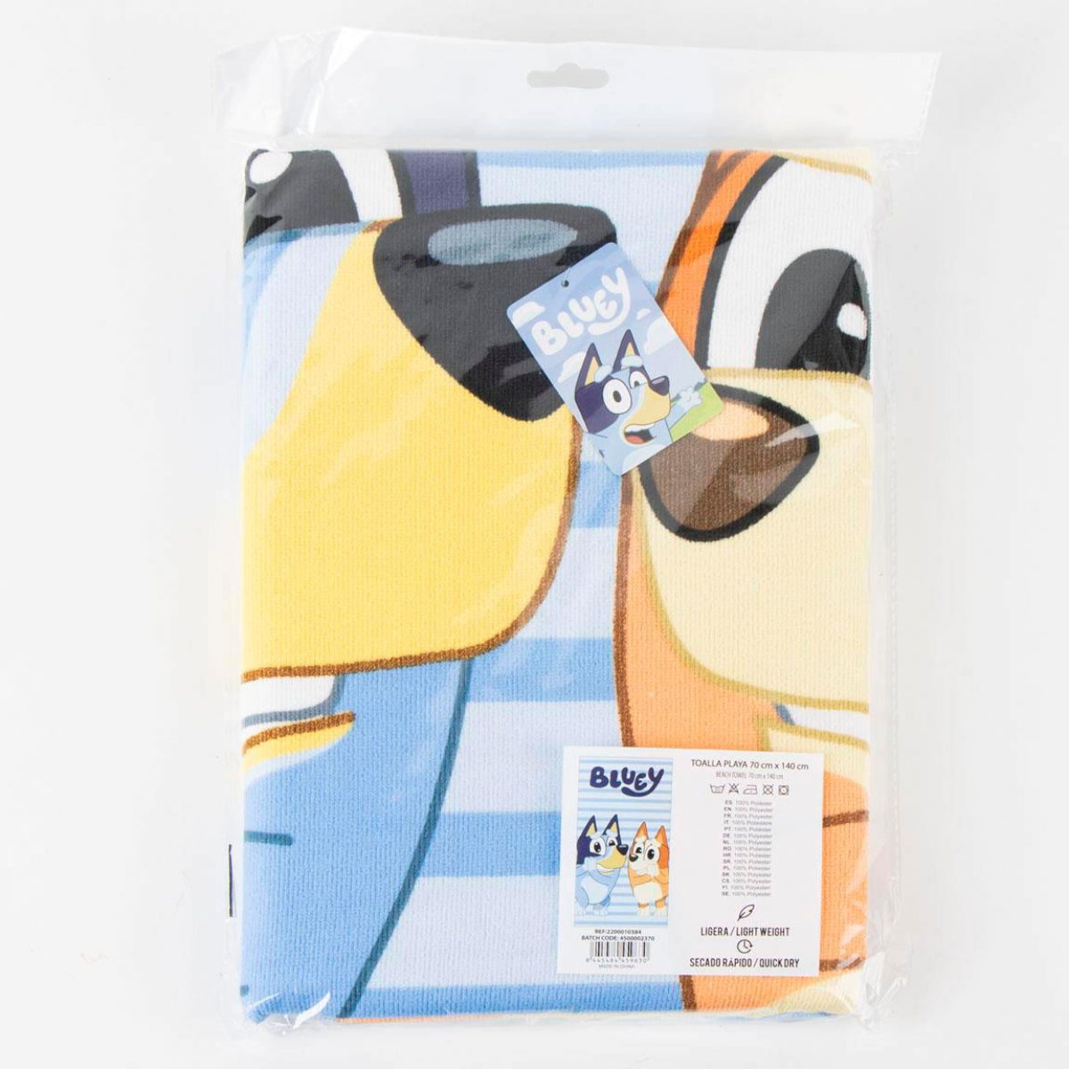 Bluey Handtuch 70 × 140 cm für Kinder Bad Strand und Freizeit
