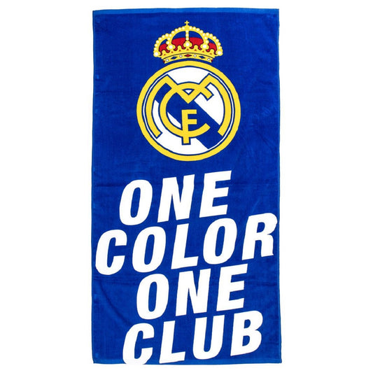Real Madrid Badetuch Strandtuch 140x70 cm Baumwolle Handtuch für Fitness, Sport & Strand