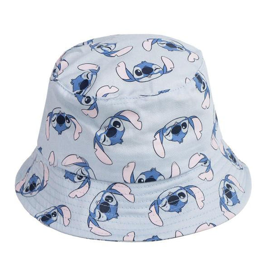 Lilo & Stitch Fischerhut Kinder Sommerhut & Sonnenkappe mit UV-Schutz