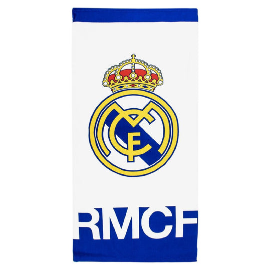 Real Madrid Badetuch Strandtuch 140x70 cm Polyester Handtuch für Fitness, Sport & Strand