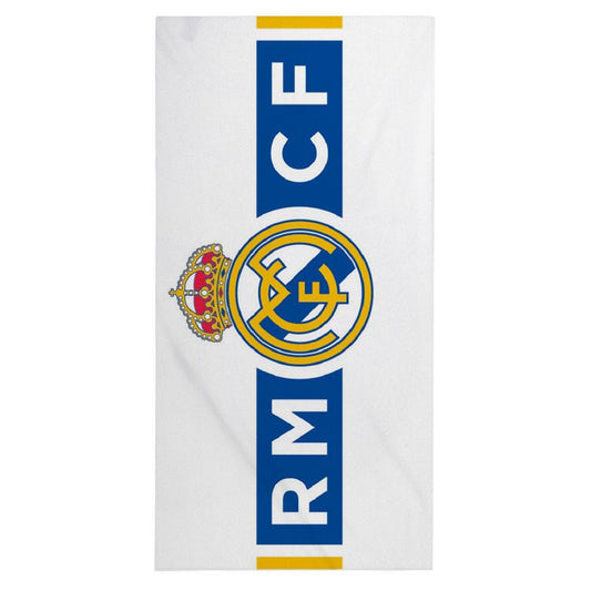 Real Madrid Badetuch 140x70 cm Baumwolle Handtuch für Fitness, Sport & Strand