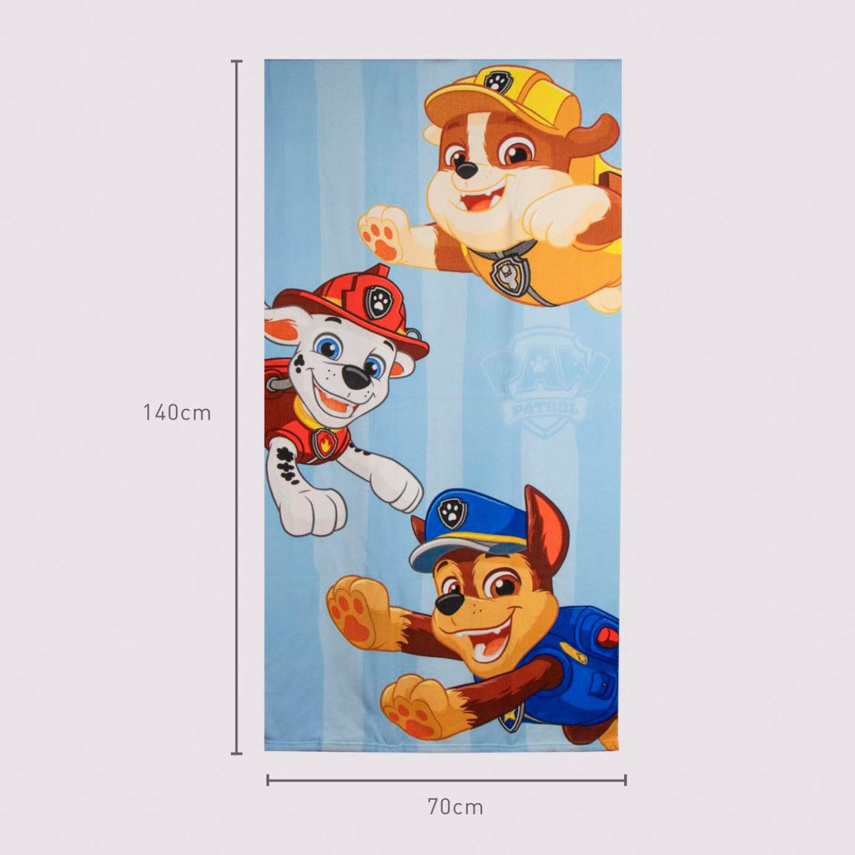 Paw Patrol Kinder Badetuch aus Polyester mit weicher Oberfläche 35x25 cm