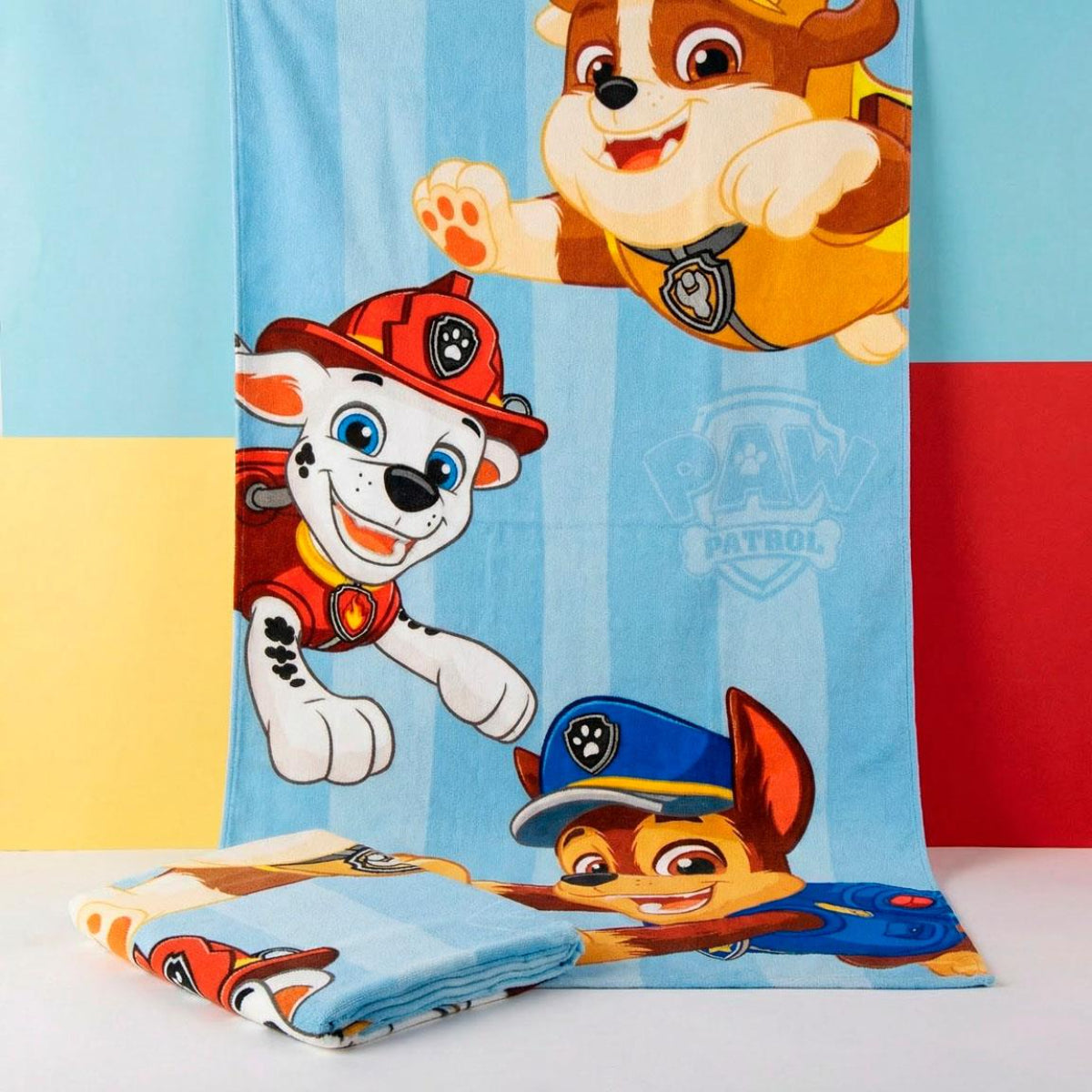 Paw Patrol Kinder Badetuch aus Polyester mit weicher Oberfläche 35x25 cm