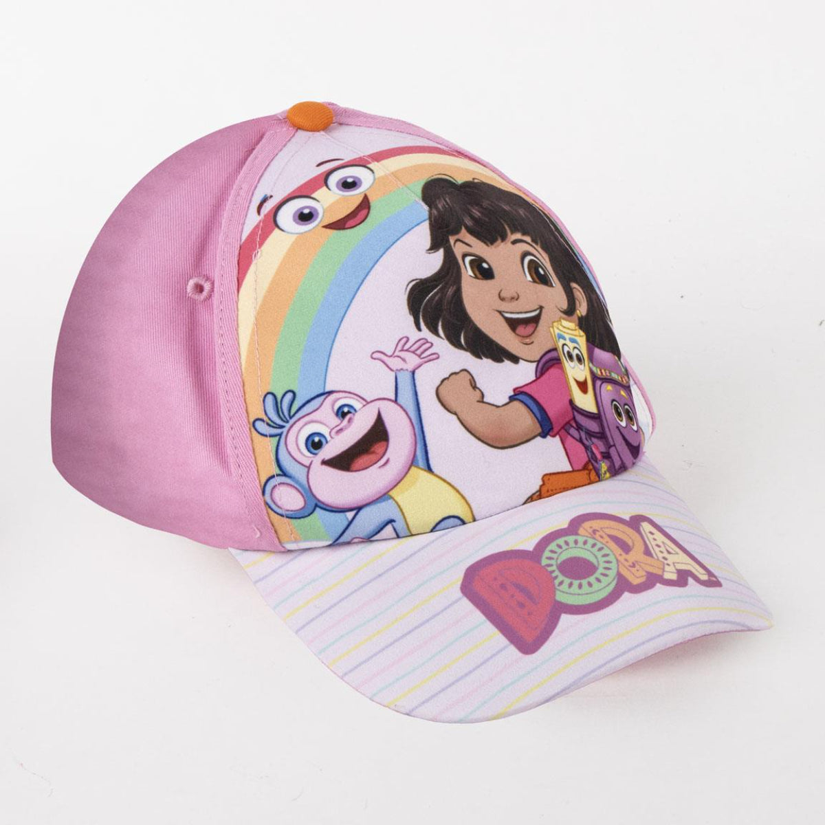 Dora La Explora Set Strandtuch 70 × 140 cm Baseballkappe und Turnbeutel für Kinder