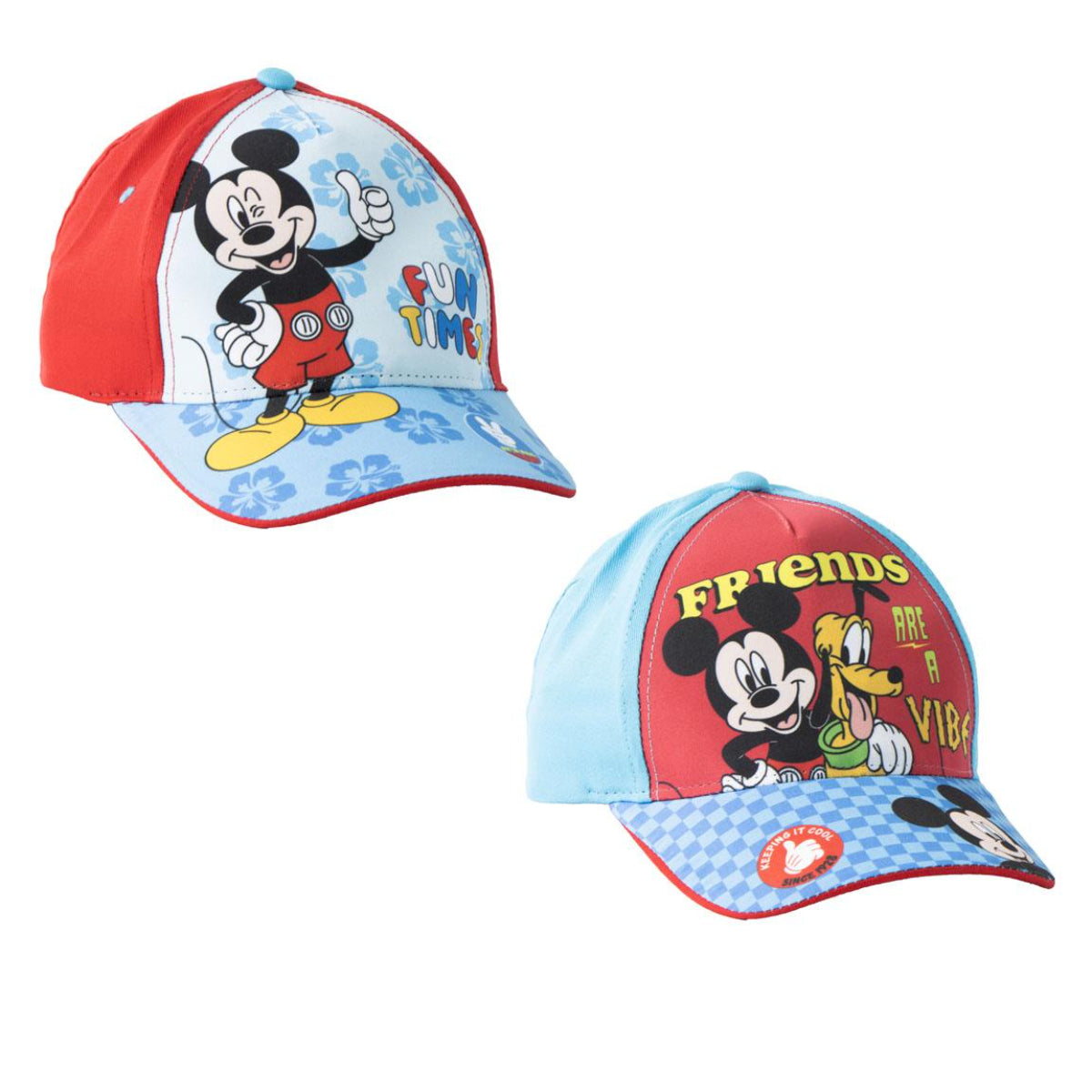 Disney Mickey Mouse Kinder Kappe für Alltag Schule und Ausflüge