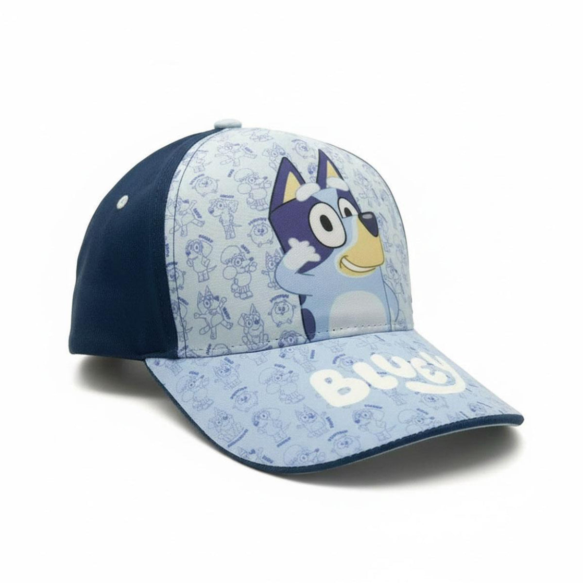 Bluey Kinder Cap Größe 53 leichte Baseballmütze für Alltag Urlaub und Outdoor