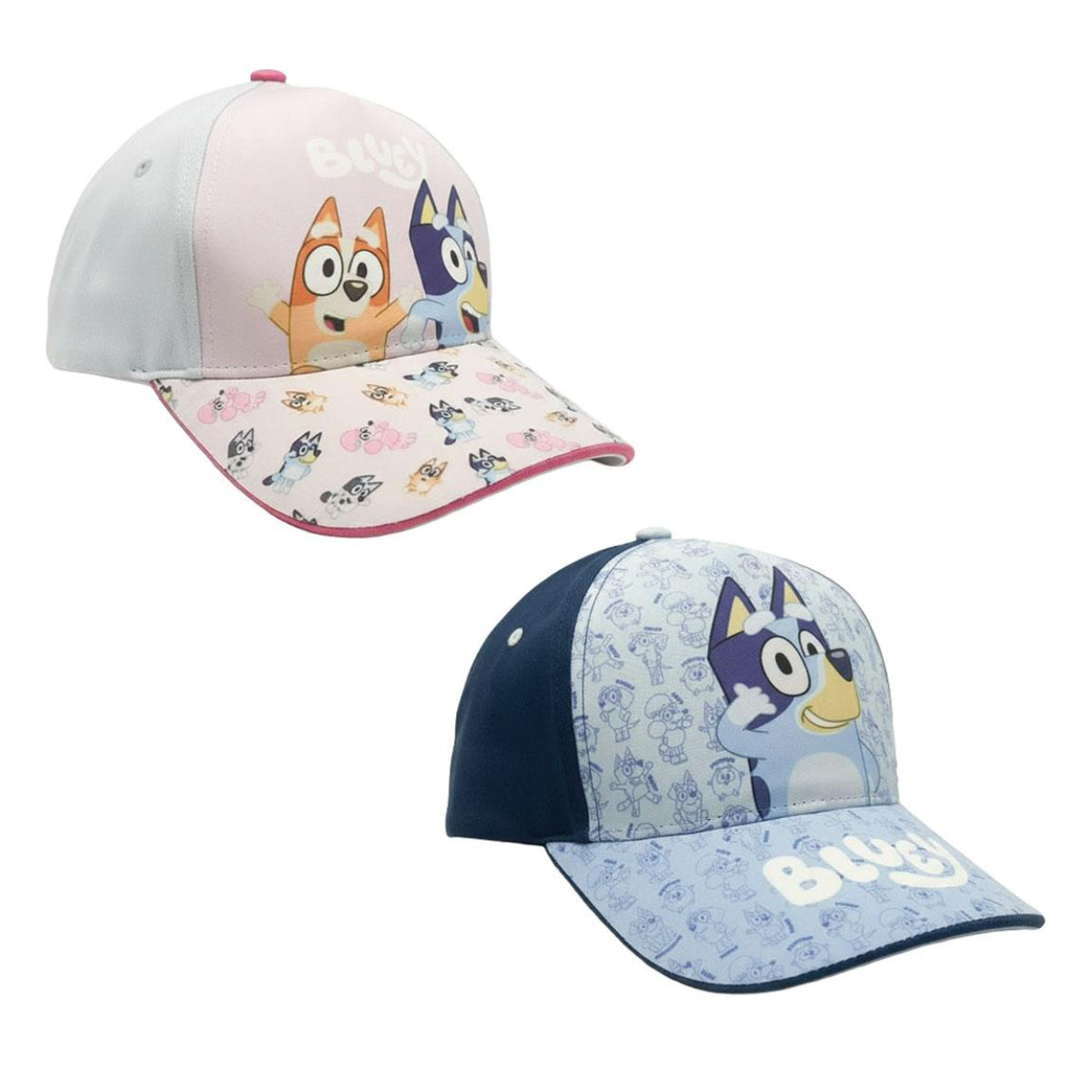 Bluey Kinder Cap Größe 53 leichte Baseballmütze für Alltag Urlaub und Outdoor