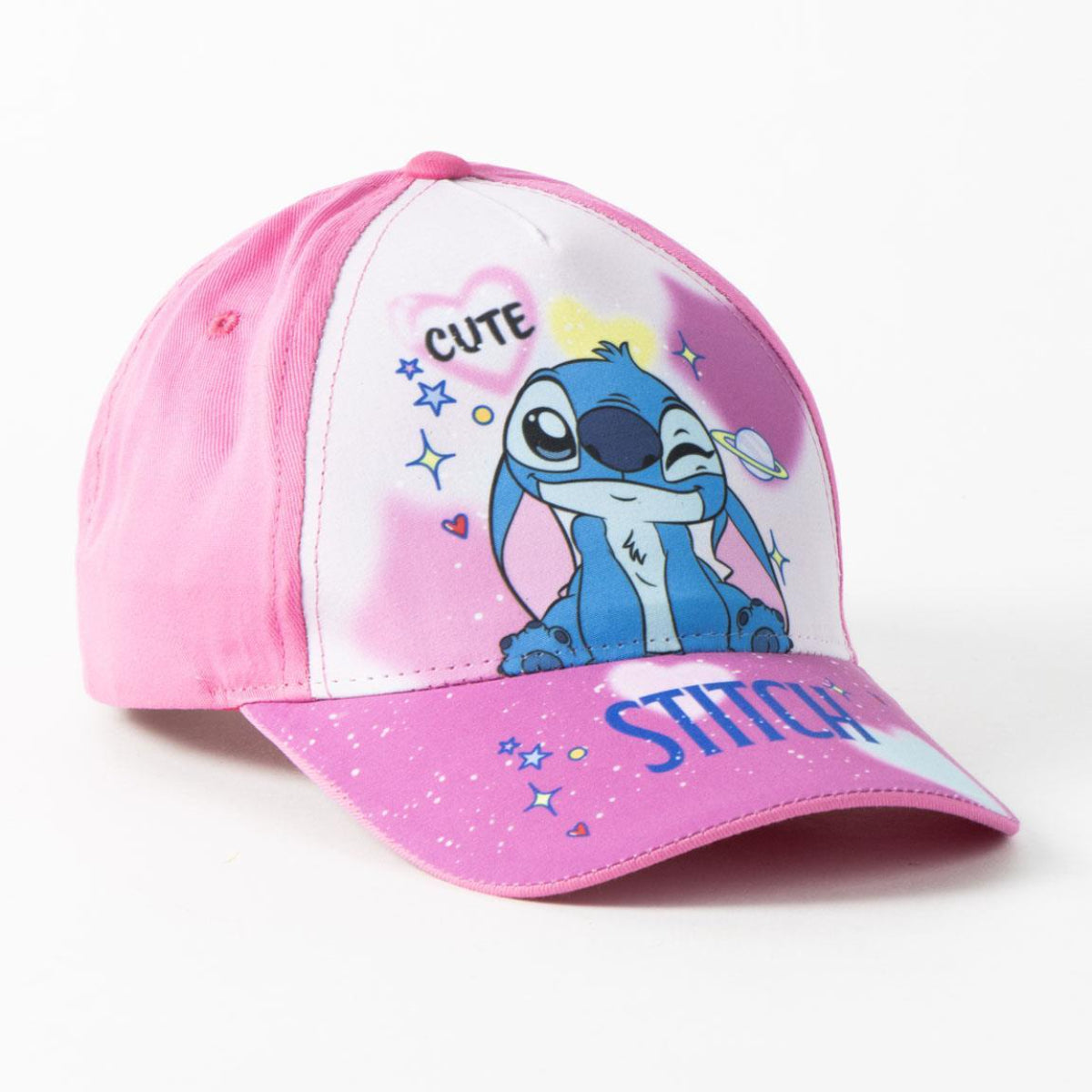 Disney Stitch Kinder Cap 53 cm Baseballkappe Schirmmütze aus Baumwolle Polyester