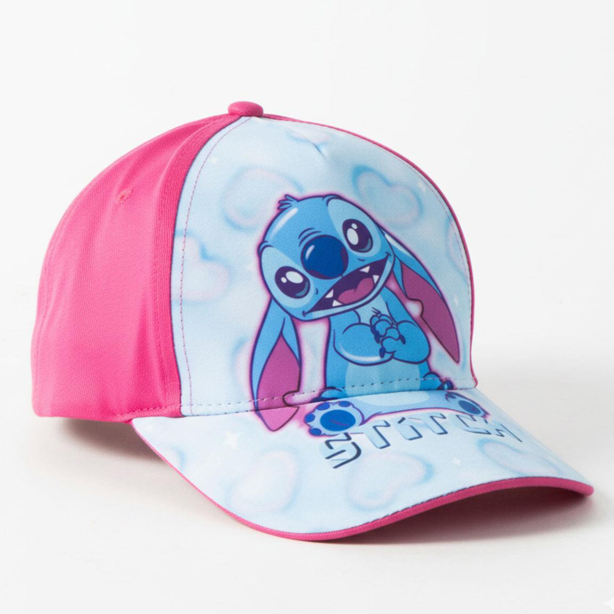 Disney Stitch Kinder Cap 53 cm Baseballkappe Schirmmütze aus Baumwolle Polyester