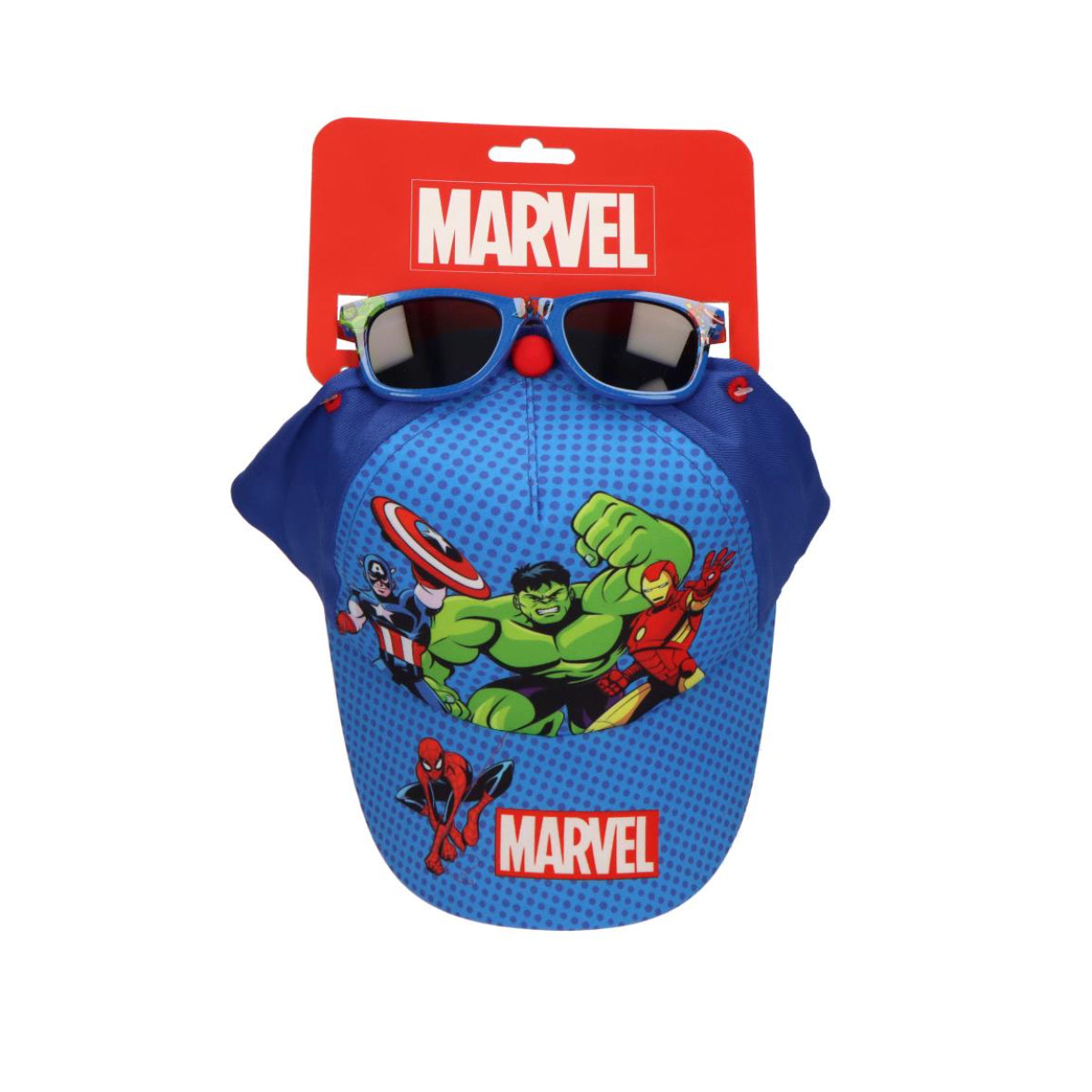 Marvel Kinder Kappe Sonnenbrille Set für Freizeit Outdoor Spielplatz