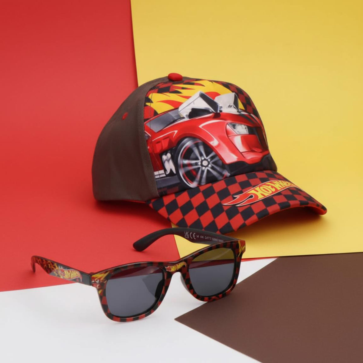Hot Wheels Sommer Set mit Cap und Sonnenbrille als Geschenkidee