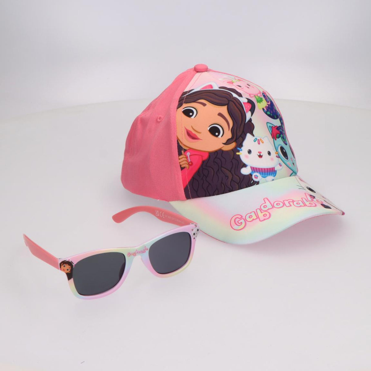 Gabby’s Dollhouse Kinder Kappe und Sonnenbrille Set für Sommer