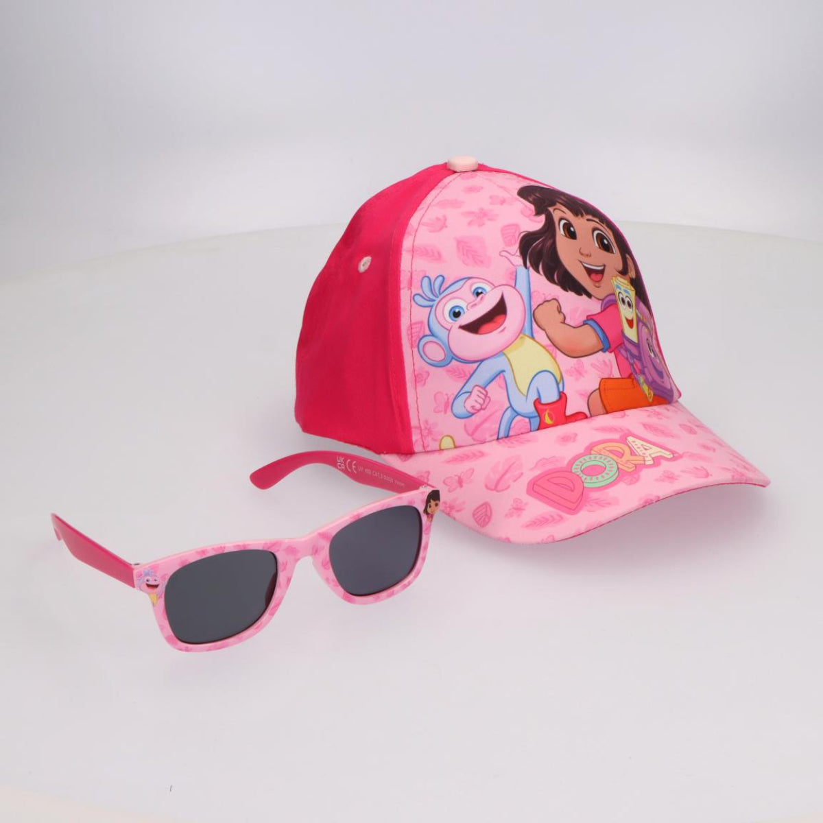 Dora la Exploradora Kinder Kappe und Sonnenbrille Set für Freizeit