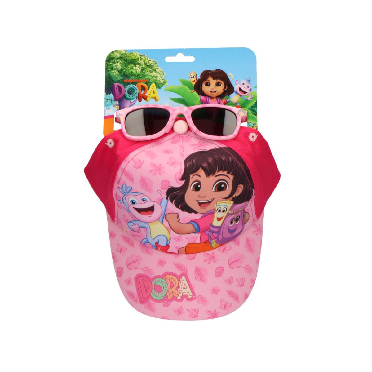 Dora la Exploradora Kinder Kappe und Sonnenbrille Set für Freizeit