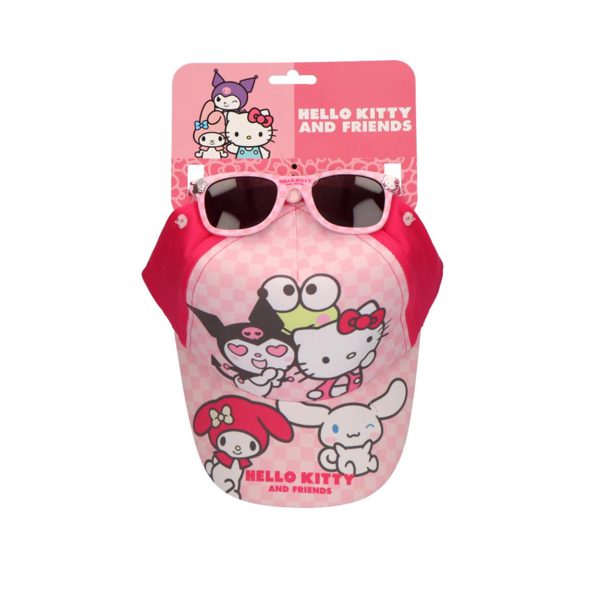 Hello Kitty Kinder Kappe und Sonnenbrille Set für Sommer und Freizeit