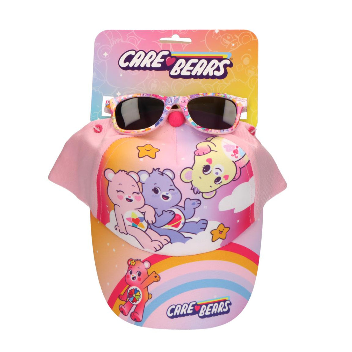 Care Bears Cap Set mit Sonnenbrille für Kinder Outdoor