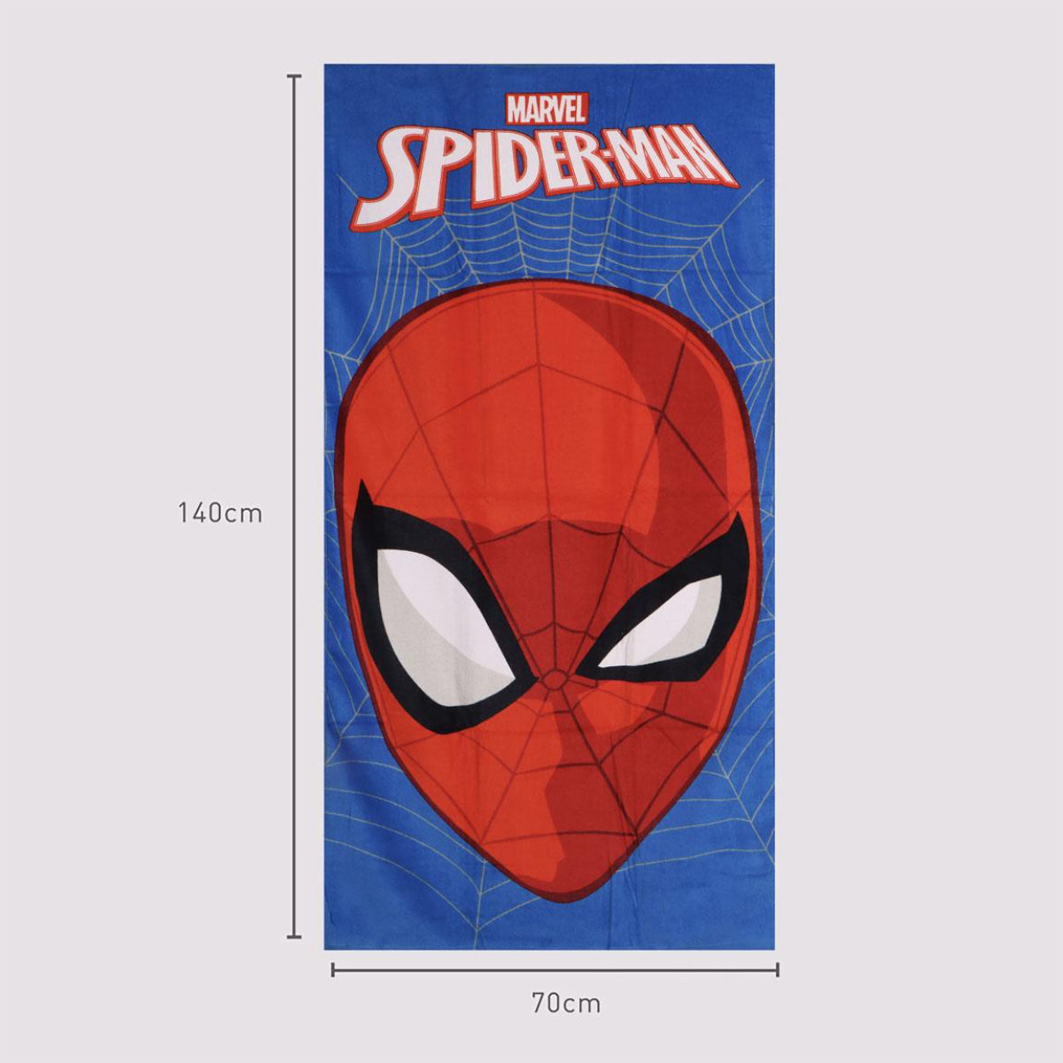 Marvel Spiderman Baumwoll Handtuch für Kinder 70 × 140 cm 250 gsm saugfähig