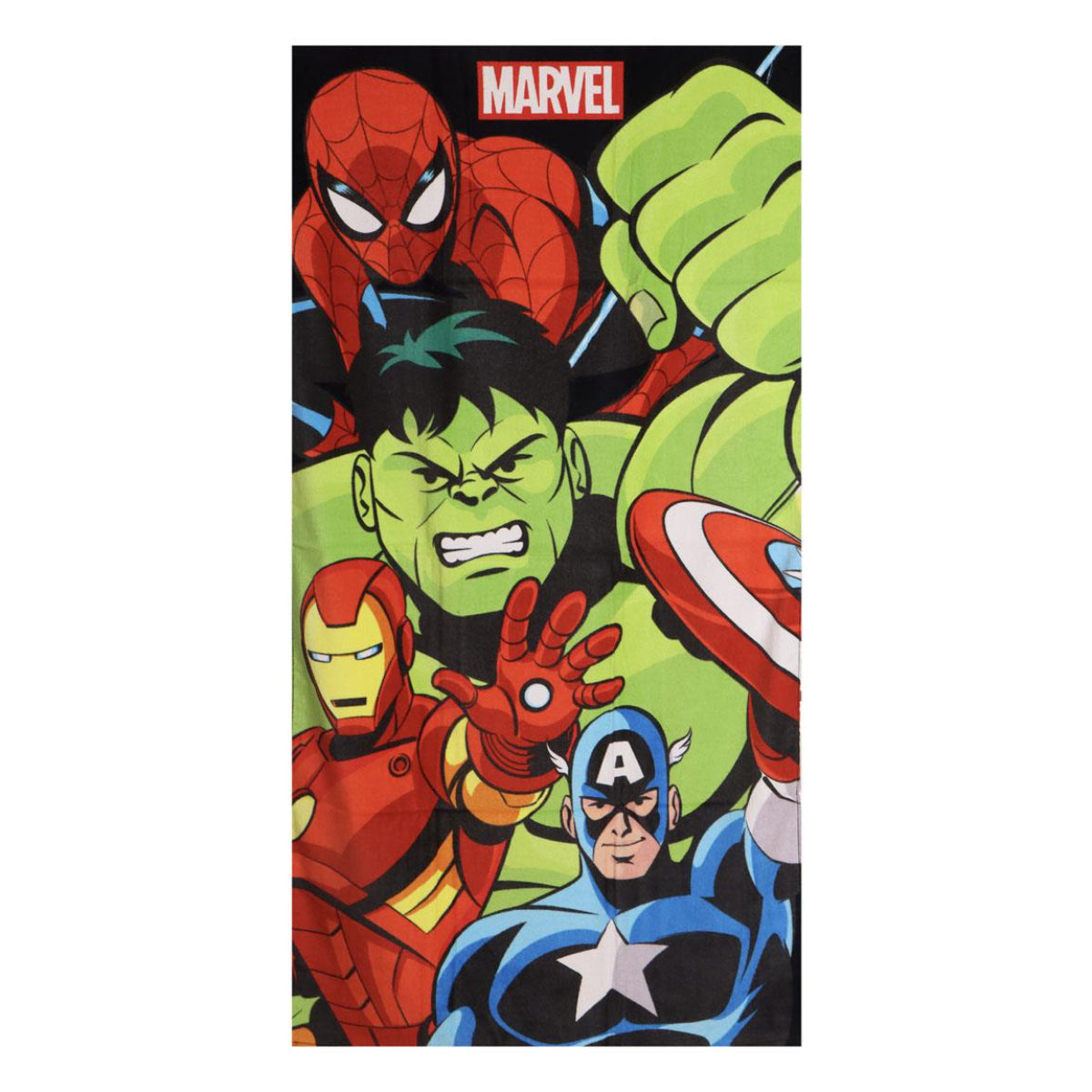 Avengers Strandtuch Kinder 70 × 140 cm aus 100% Baumwolle 250 gsm