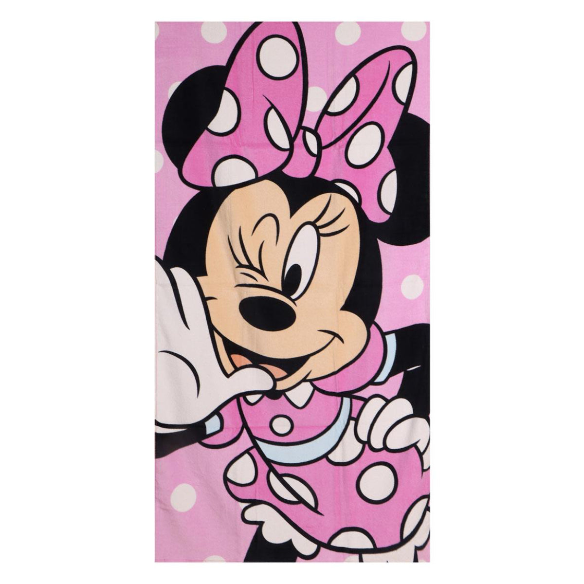 Disney Minnie Mouse Strandtuch Kinder 70 × 140 cm aus 100% Baumwolle 250 gsm