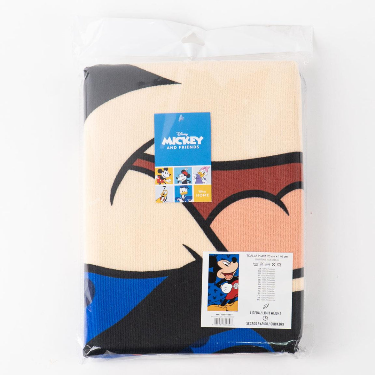Disney Mickey Mouse Strandtuch Kinder 70 × 140 cm 100% Polyester 250 gsm