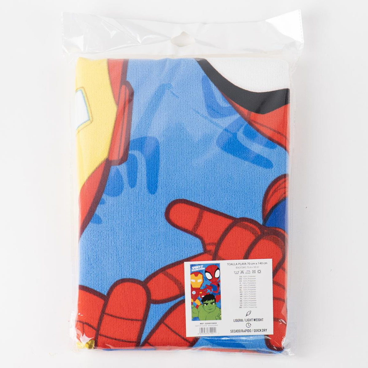 Spidey Polyester Strandtuch für Kinder 70 × 140 cm 250 gsm pflegeleicht