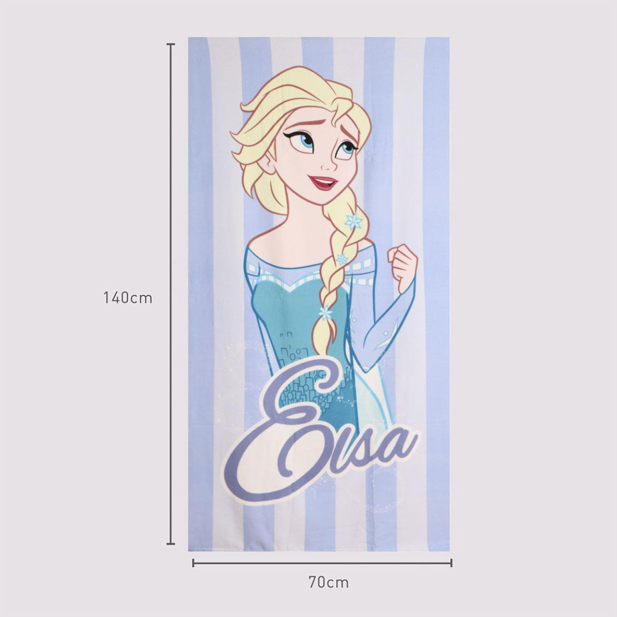 Disney Frozen Badetuch 70 × 140 cm 250 gsm für Strand Schwimmbad und Urlaub