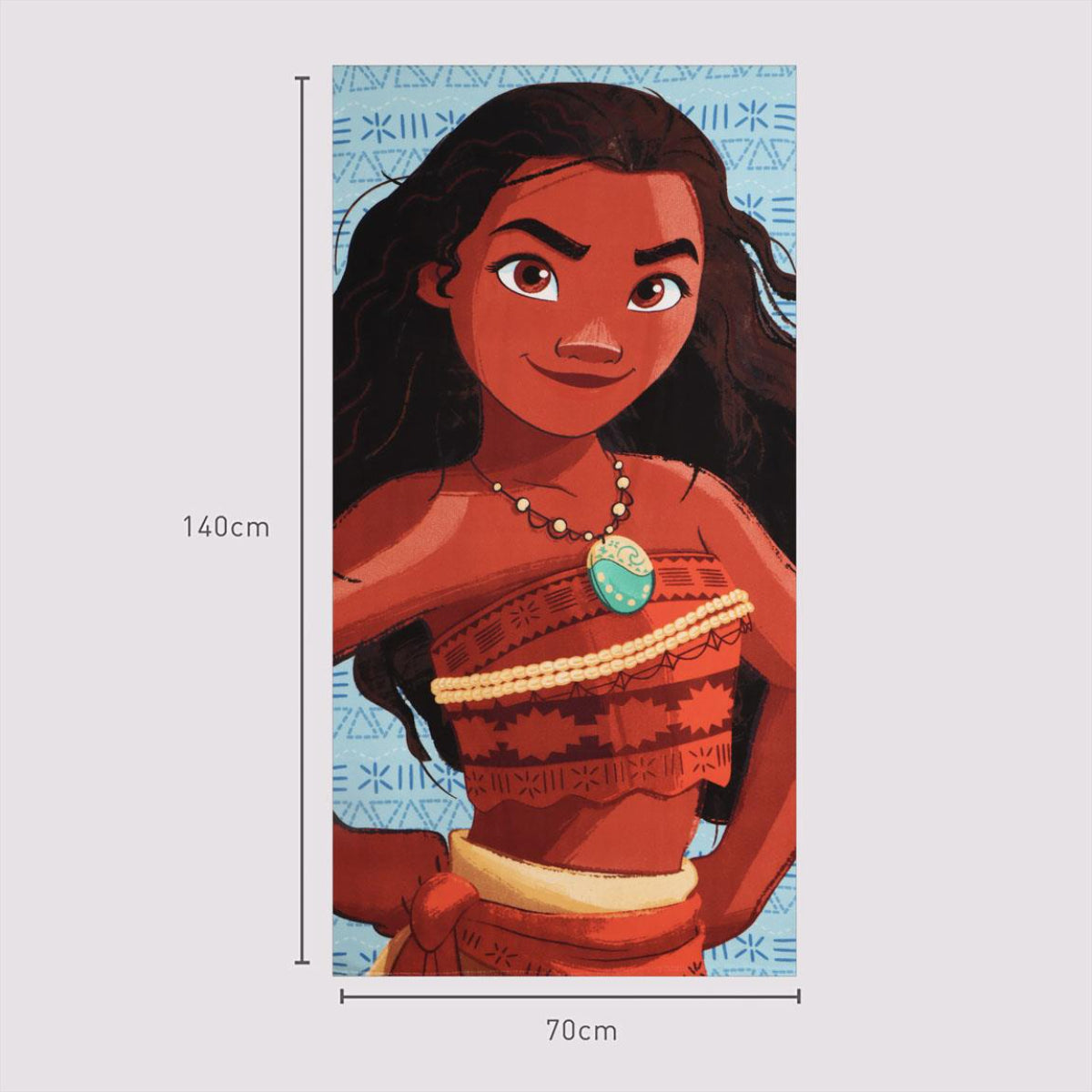 Disney Moana Polyester Strandtuch für Kinder 70 × 140 cm 250 gsm
