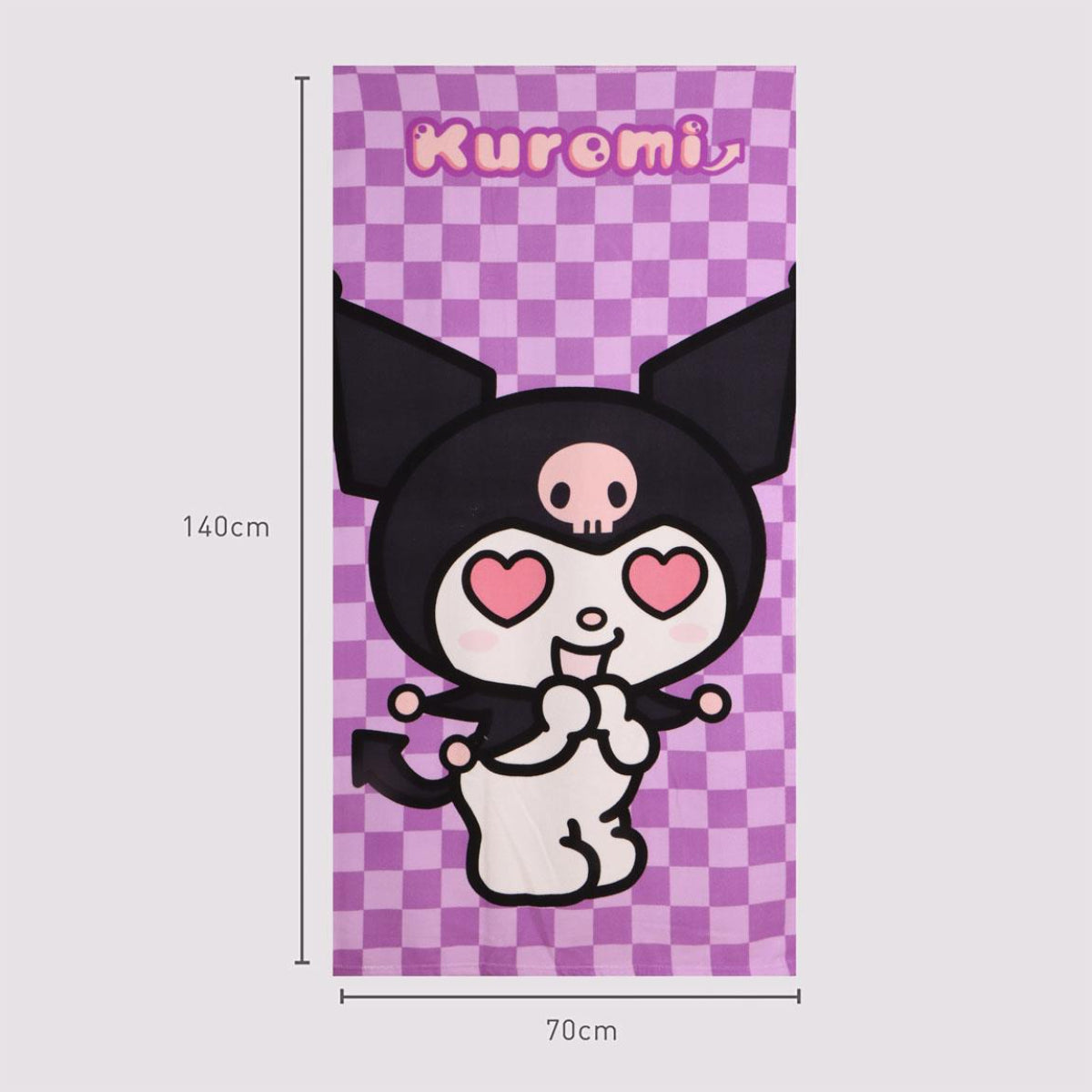 Hello Kitty Badetuch 70 × 140 cm 250 gsm für Strand Schwimmbad und Urlaub