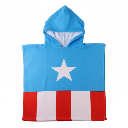 Marvel Avengers Kinder Badeponcho 53 × 53 cm 100% Polyester 250 gsm