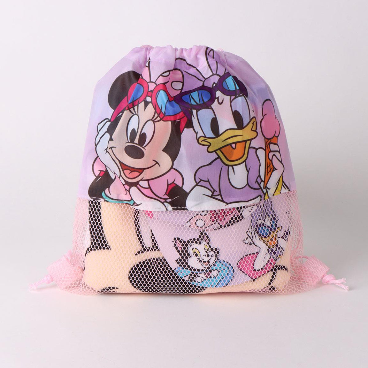 Disney Minnie Mouse Strand Set Kinder Badetuch 70 × 140 cm Cap Turnbeutel