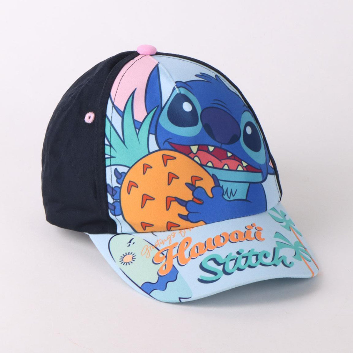 Disney Lilo und Stitch Strandtuch Set für Kinder 70 × 140 cm mit Cap und Turnbeutel