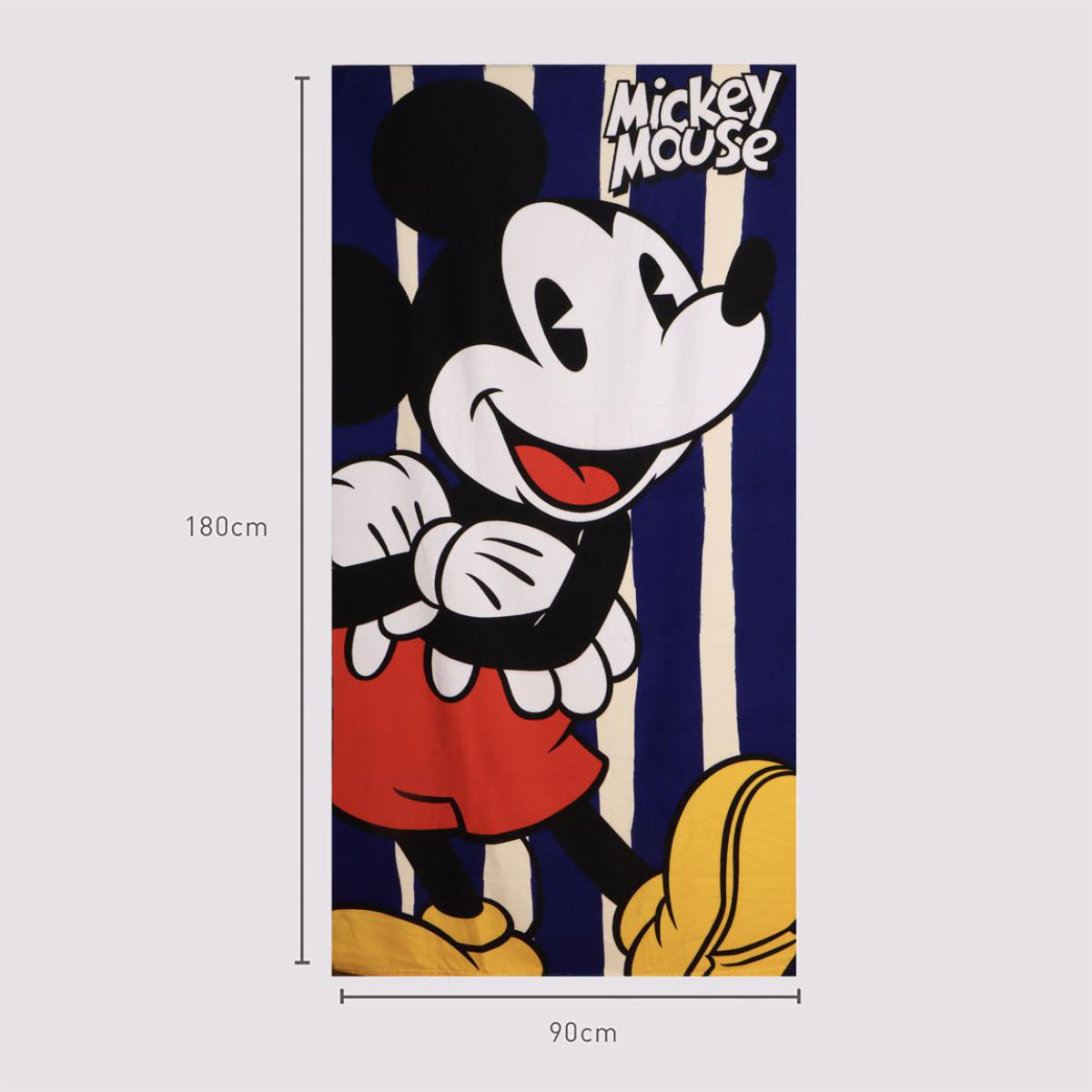 Disney Mickey Mouse Polyester Strandtuch 90 × 180 cm 250 gsm