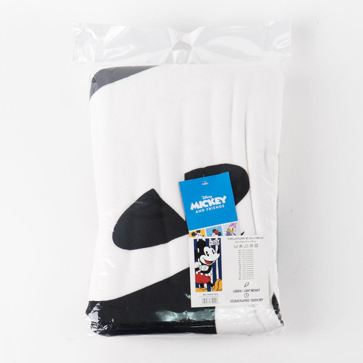 Disney Mickey Mouse Polyester Strandtuch 90 × 180 cm 250 gsm
