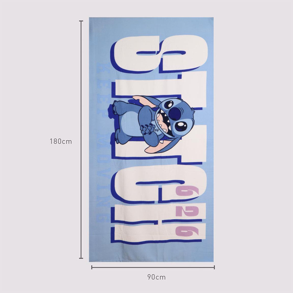 Disney Lilo und Stitch Polyester Strandtuch 90 × 180 cm 250 gsm