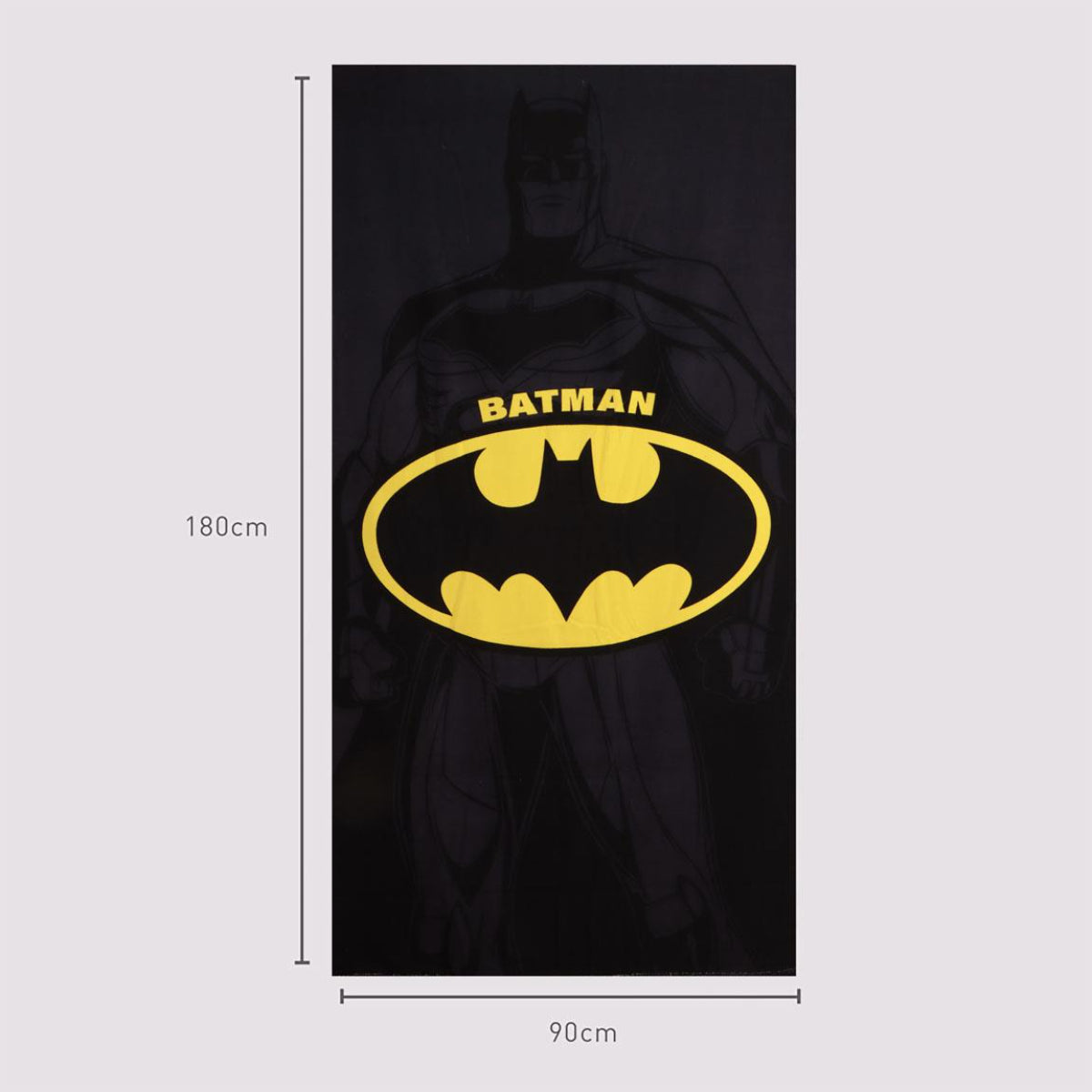 Batman Badetuch 90 × 180 cm 250 gsm schnell trocknend aus Polyester