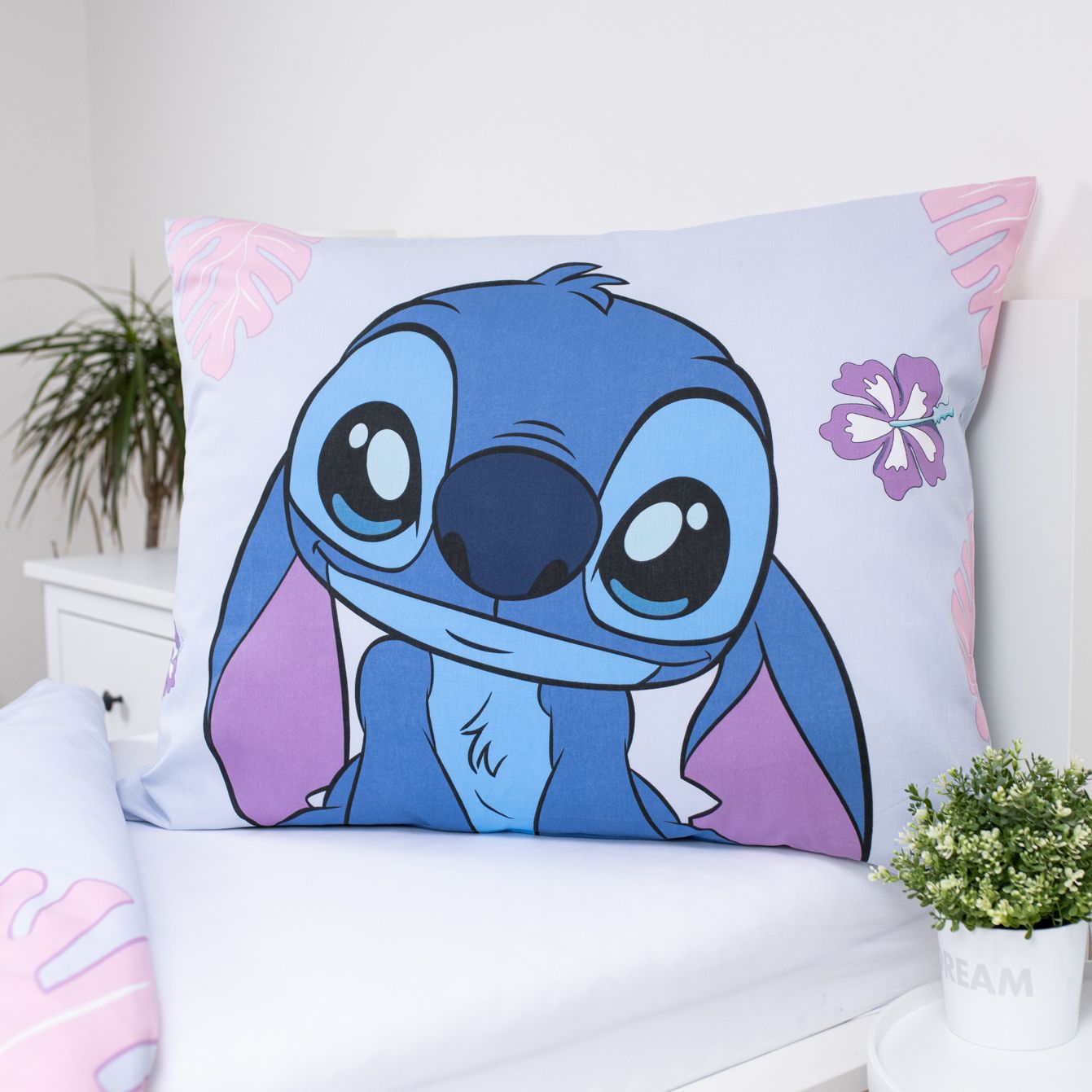 Lilo and Stitch Design Kuschelige Bettwäsche Baumwolle, 140x200 cm & 70x90 cm