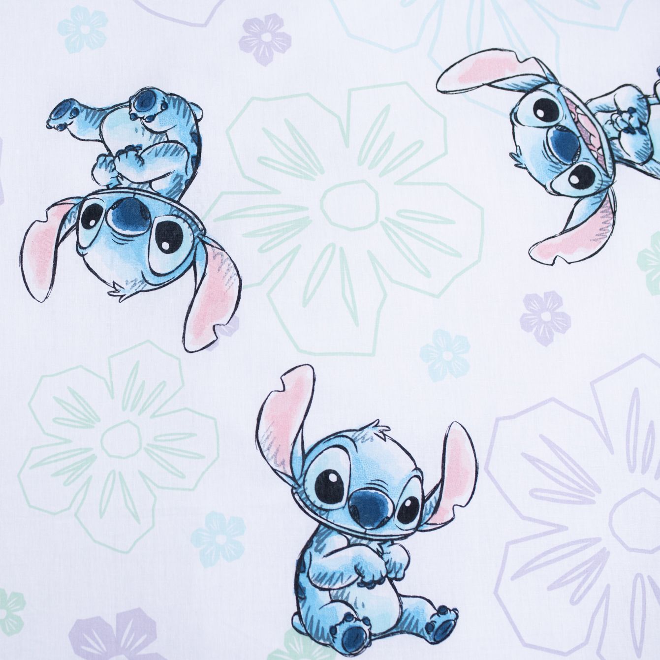 Lilo and Stitch Design Kuschelige Bettwäsche Baumwolle, 140x200 cm & 70x90 cm