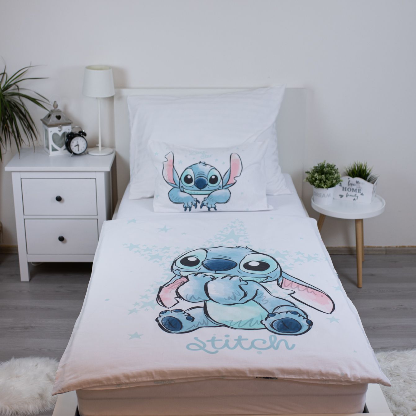 Lilo & Stitch Bettwäsche-Set für Kinder – Bettbezug 100x135 cm & Kissenbezug 40x60 cm