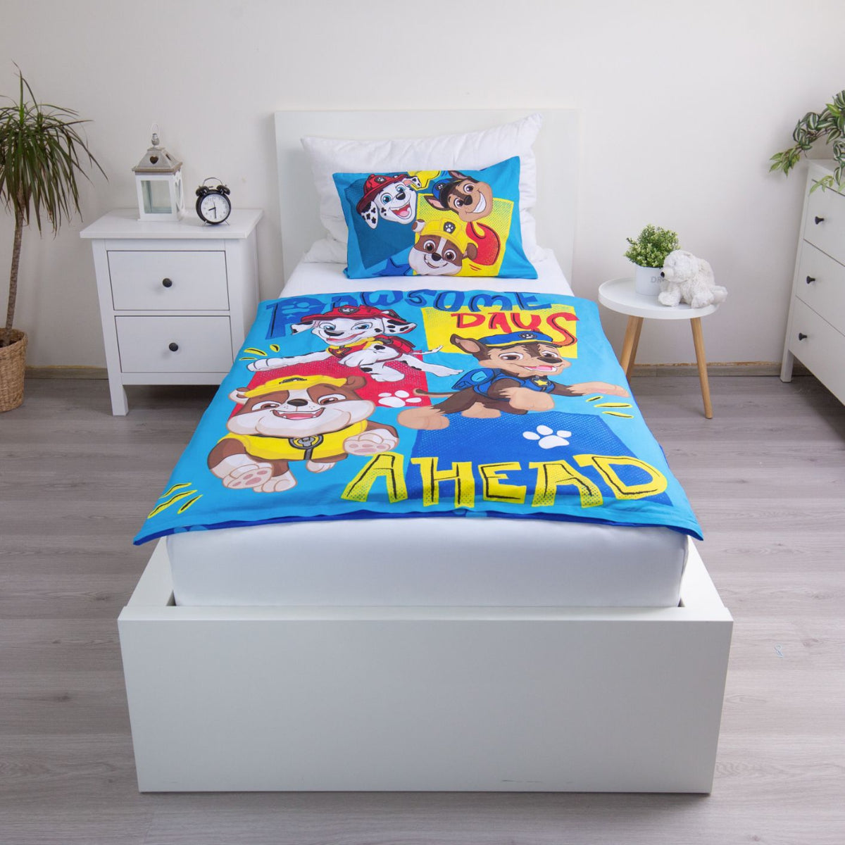 Paw Patrol Bettwäsche für Kleinkinder 100x135 cm 40x60 cm Baumwolle