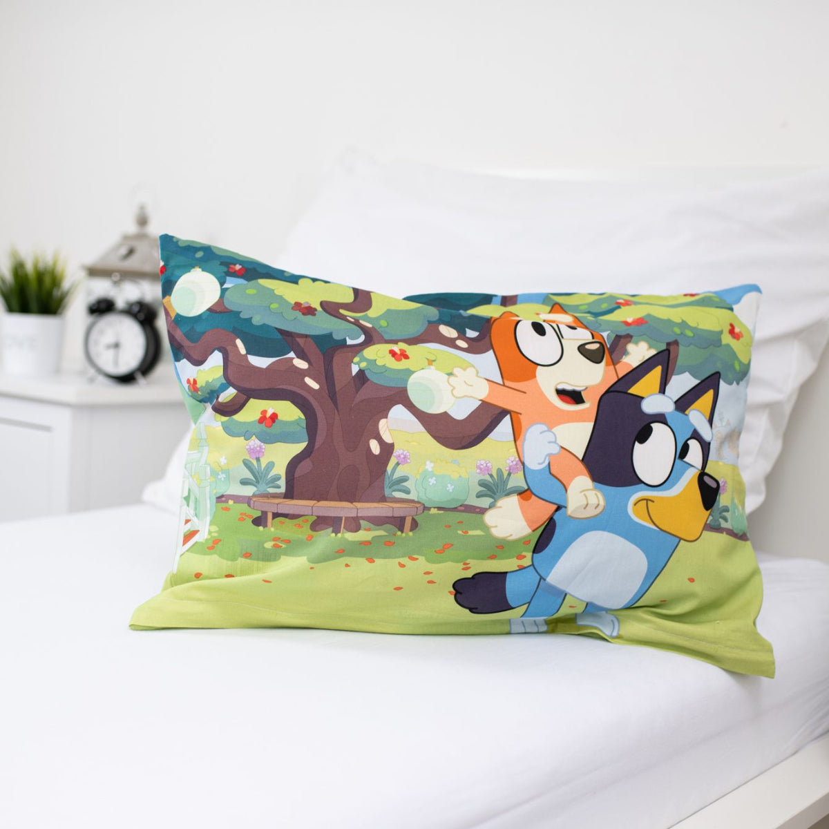 Bluey 061 Baby Bettwäsche Set Baumwolle Reißverschluss 100 x 135 cm 40 x 60 cm