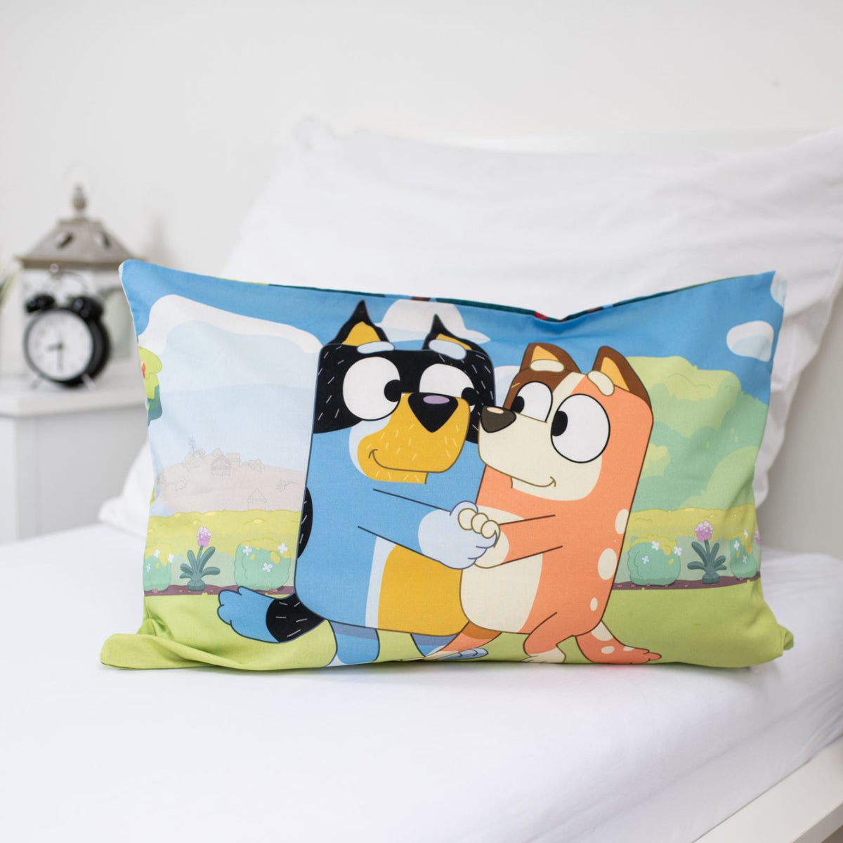 Bluey 061 Baby Bettwäsche Set Baumwolle Reißverschluss 100 x 135 cm 40 x 60 cm