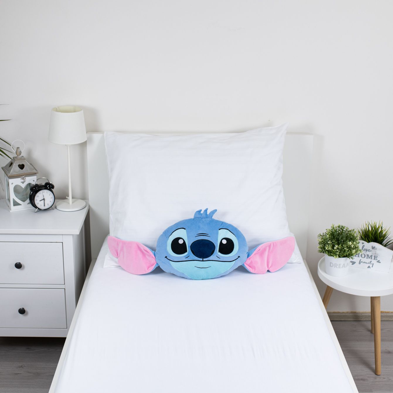 Lilo & Stitch Kissen – Angel Pink Dekokissen in 3D-Optik für Sofa & Bett