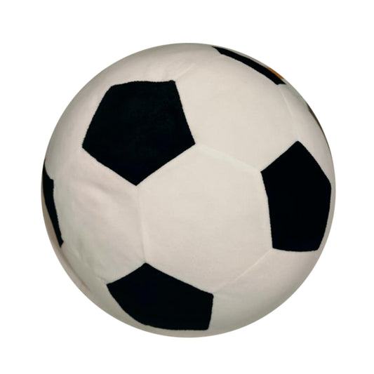 Football 3D Kuschelkissen Fußballkissen 31,5 × 41 cm dekoratives Formkissen für Kinder und Jugendliche