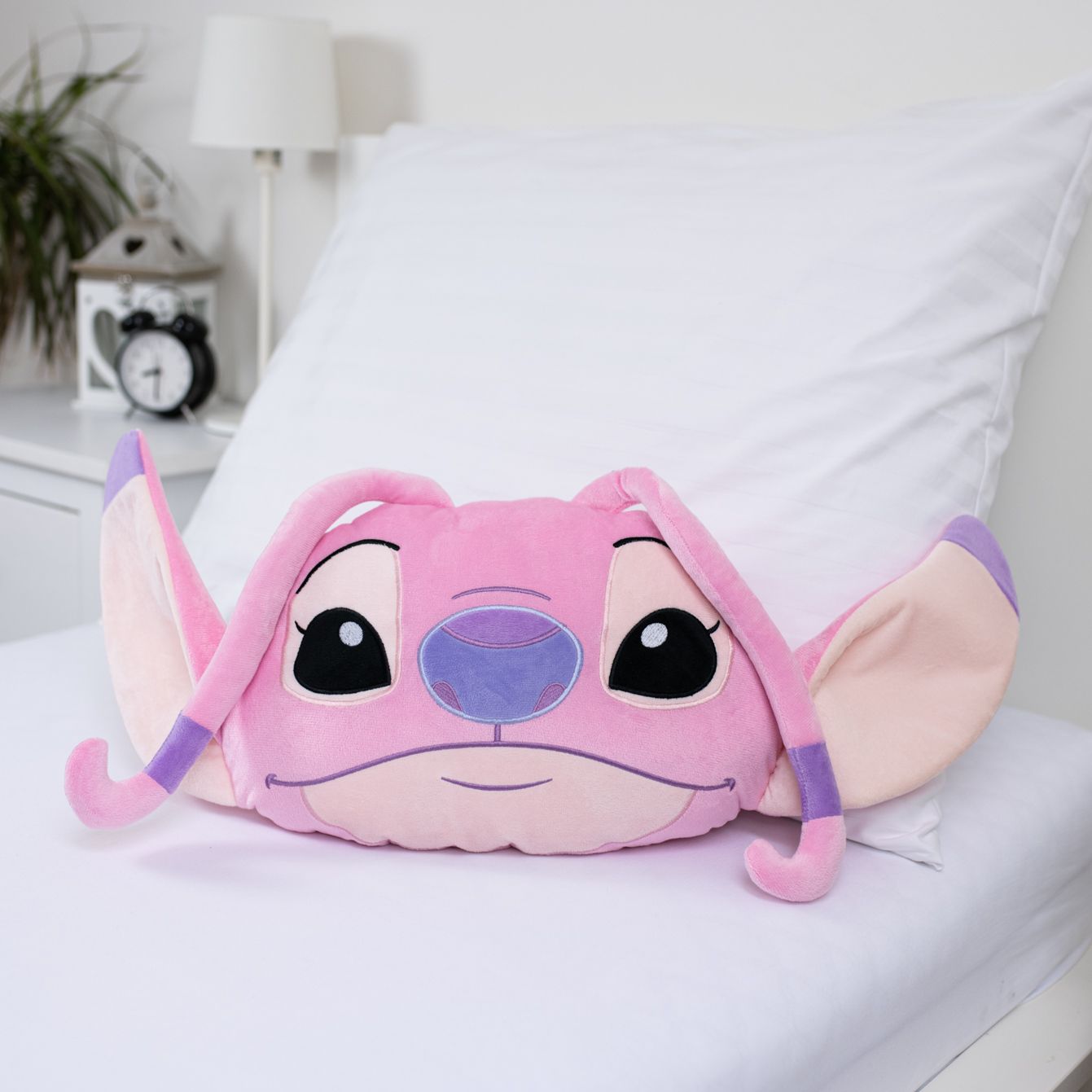 Lilo & Stitch Kissen – Angel Pink Dekokissen in 3D-Optik für Sofa & Bett