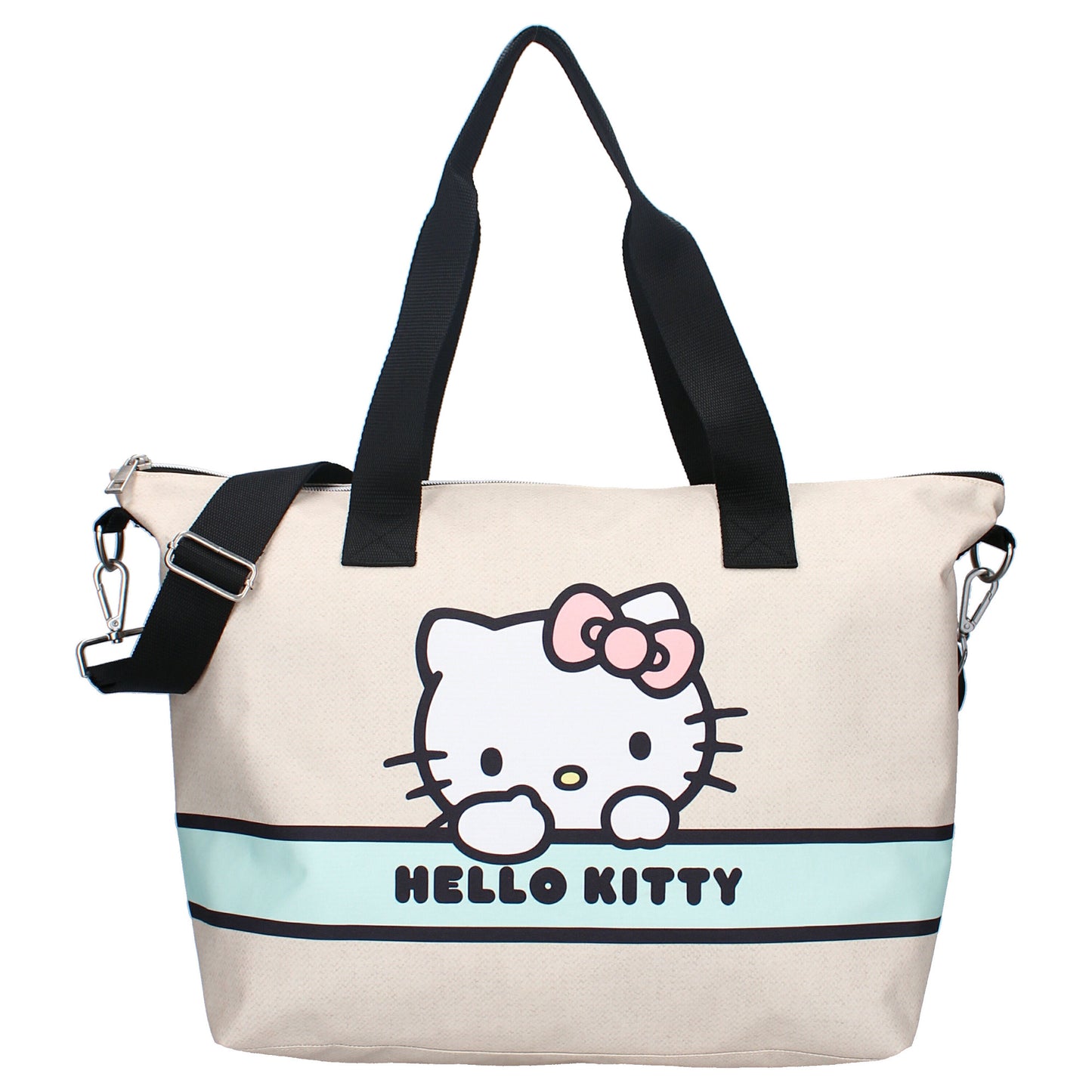 Hello Kitty Shopper Take Me To The Party Praktische Tasche für Alltag und Ausflüge