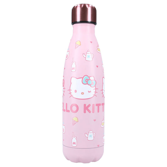 Hello Kitty 700ml Edelstahl Trinkflasche – Auslaufsichere Wasserflasche für Schule & Freizeit
