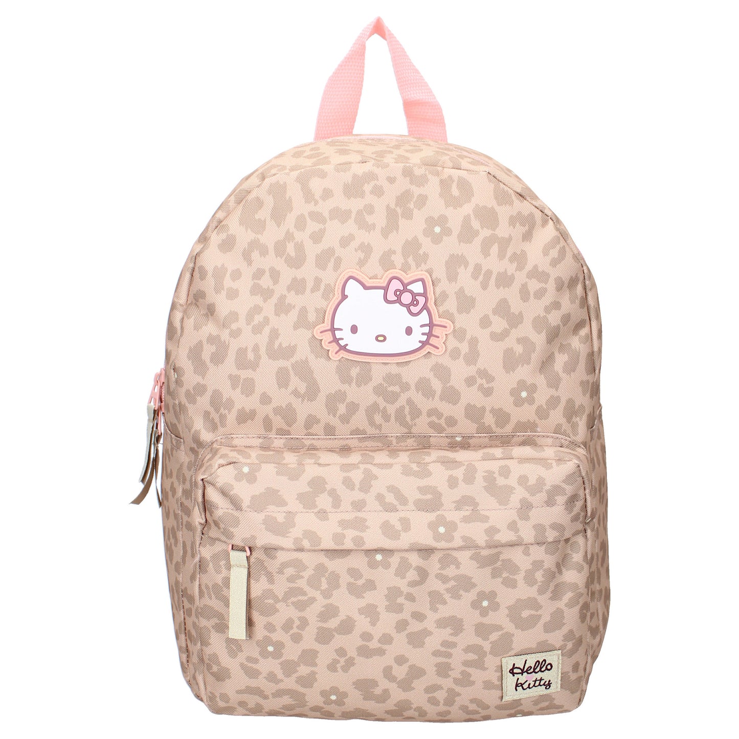 Hello Kitty Rucksack Kinder – Leopard Print Schulrucksack Mädchen Rosa
